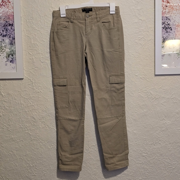 BANANA REPUBLIC Martin Fit Khaki Cargo Pants Gorpcore Casual Bottoms Size 0 - Picture 3 of 16